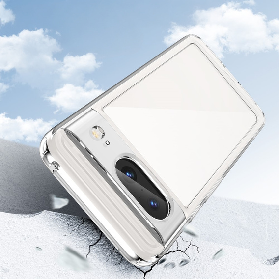 Tok Google Pixel 8, Fusion Hybrid, kameravédelemmel, átlátszó