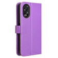 Pattintható tok a Oppo A38 4G / Oppo A18 4G, Wallet Smart Magnet, lila