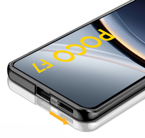 Mágneses Dual Glass tok a Xiaomi Poco F7 5G számára