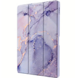 Tok iPad 10.9" 2022 (10 gen.), Smartcase Hybrid, tolltartó résszel, Marble lila