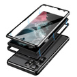 Tok Samsung Galaxy S23 Ultra, Magnetic Dual Glass, fekete