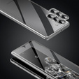 Tok Samsung Galaxy S23, Magnetic Dual Glass, ezüst