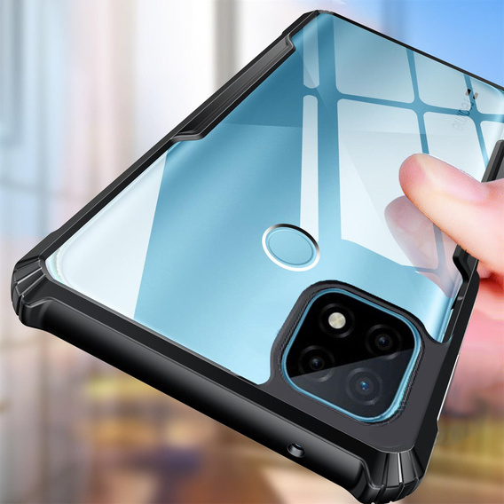 Telefontok a Realme C21, AntiDrop Hybrid, fekete