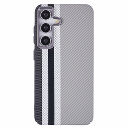 Tok Samsung Galaxy S25+ Plus, Carbon Fiber MagSafe, szürke