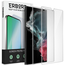 2x kerámia ERBORD hibrid üveg a Samsung Galaxy S22 Ultra