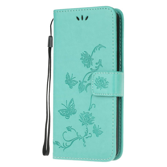 Pattintható tok a Motorola Moto G30 / G10, Butterfly, kék