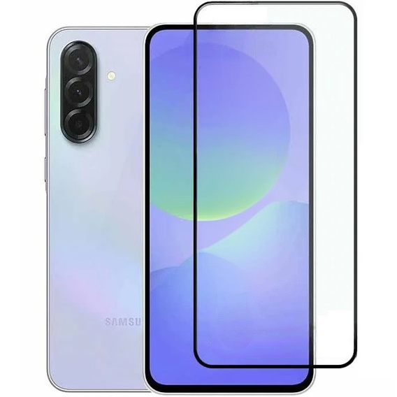 3D edzett üveg Samsung Galaxy A36 készülékhez, fekete keret