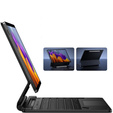 Billentyűzet tok Samsung Galaxy Tab S7 / S8, Dexnor Magnetic Keyboard Touchpad, fekete