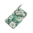 Pattintható tok a Samsung Galaxy A14 4G/5G, Wallet, Flowers, fehér