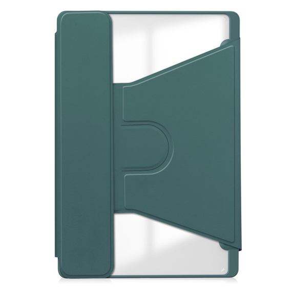 Billentyűzet tok Samsung Galaxy Tab S6 Lite 2024 / 2022 / 2020, Rotary 360° Leather, sötétzöld