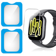 2x edzett üveg ERBORD rögzítőkerettel az Xiaomi Redmi Watch 5 Active-es órájához