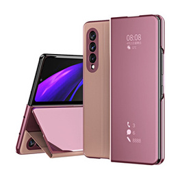 Telefontok a Samsung Galaxy Z Fold3 5G, Clear View, rózsaszín rose gold