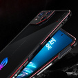Tok ASUS ROG Phone 8 Pro, Armor Bumper, lencsevédővel, fekete / piros