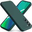 Telefontok a Samsung Galaxy S21 FE, Silicone Lite, sötétzöld