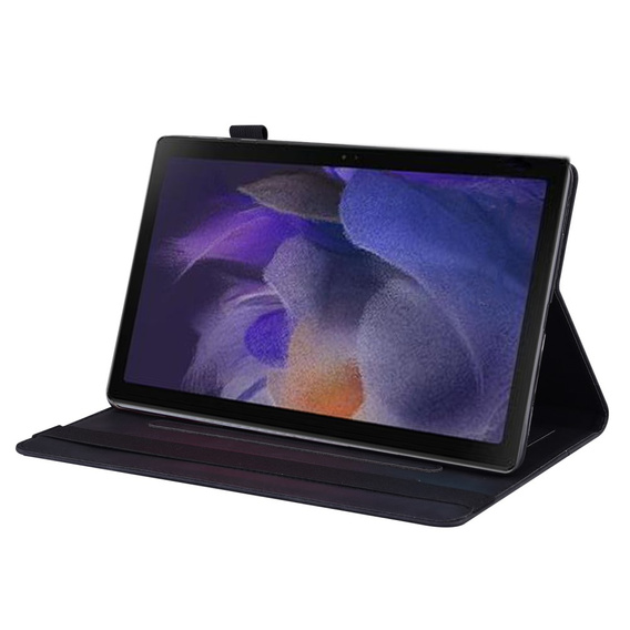 Tok Samsung Galaxy Tab A8 10.5 SM-X200 SM-X205, Classic, tolltartóval, fekete
