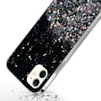 Telefontok a iPhone 11, Glittery, fekete