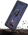 Páncélozott telefontok a LG K51S, Nox Case Ring, kék