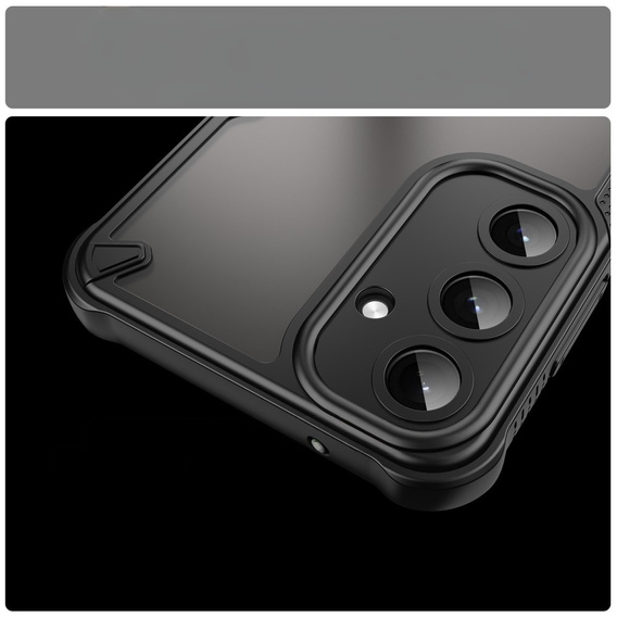 Telefontok a Samsung Galaxy S25+ Plus, Armor Frosted Case, fekete