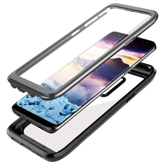 Tok Samsung Galaxy S9+ Plus készülékhez, Shockproof, fóliával, kék