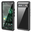 IP68 vízálló tok a Google Pixel 6a, Redpepper, fekete