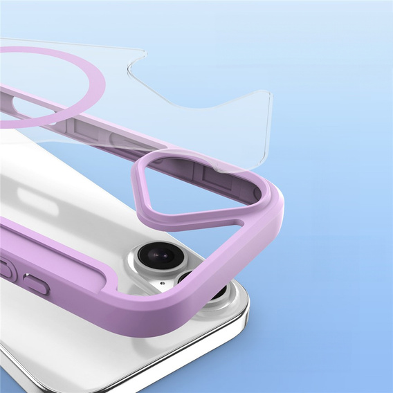 Dux Ducis tok iPhone 17-hez, Skin X Pro, patenttal, MagSafe-hoz, lila