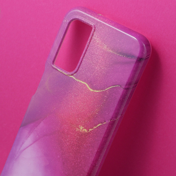 Telefontok a Samsung Galaxy A14 4G/5G, Suritch Full Body Marble, lila