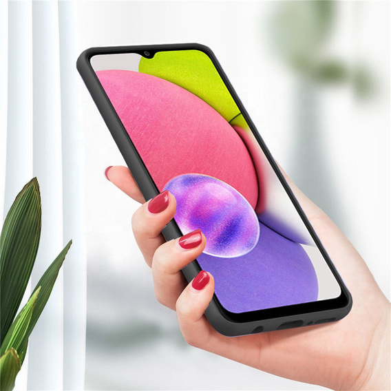 Telefontok a Samsung Galaxy A03S, Silicone Lite, fekete