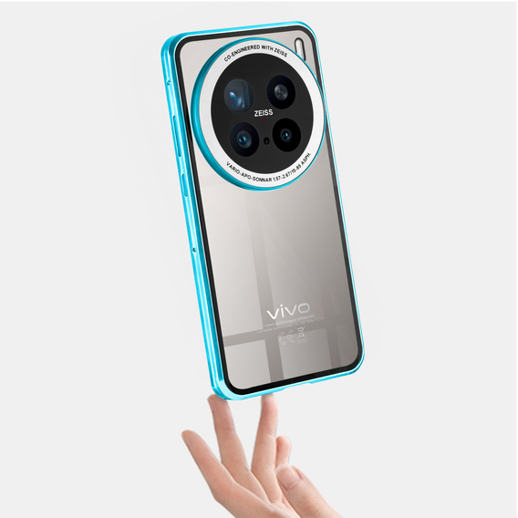 Tok Vivo X200 Pro 5G, Magnetic Dual Glass, kék