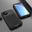 Love Mei Telefontok a iPhone 11, armored with glass, fekete