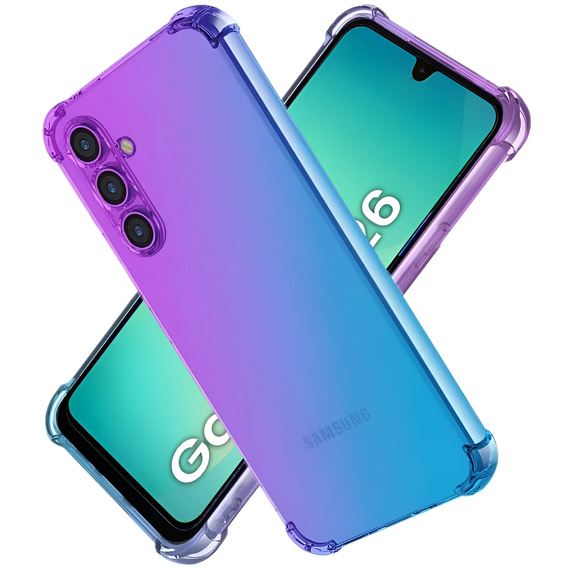 Tok Samsung Galaxy A26, Gradient Dropproof, Lila / kék