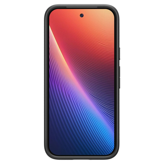 A Spigen tok Google Pixel 9A, Liquid Air, fekete + 9H edzett üveghez