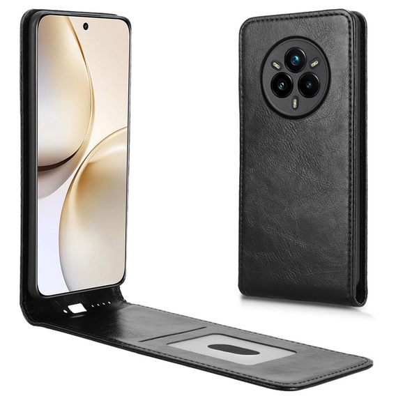Pattintható tok a Realme 14 Pro 5G, Flip, fekete