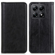 Telefontok a Xiaomi 14T, Wallet Litchi Leather, fekete
