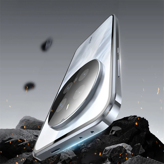 Tok Honor Magic 7 Pro, Magnetic Dual Glass, ezüst
