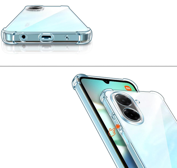 Telefontok a Xiaomi Redmi A5, Dropproof, átlátszó