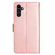 Pattintható tok a Samsung Galaxy A55 5G, Wallet, Butterfly, lila
