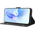 Pattintható tok a Honor 90 Lite 5G, Wallet Smart Magnet, fekete