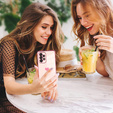 Telefontok a Samsung Galaxy A52/A52S, Electro heart, rózsaszín rose gold