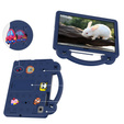 Gyermek tok Samsung Galaxy Tab S6 Lite 10.4 2020/2022 / Tab A7 2020 T500 / T505 / Tab S6 T860/T865, Cute Patterns, állvánnyal, sötétkék