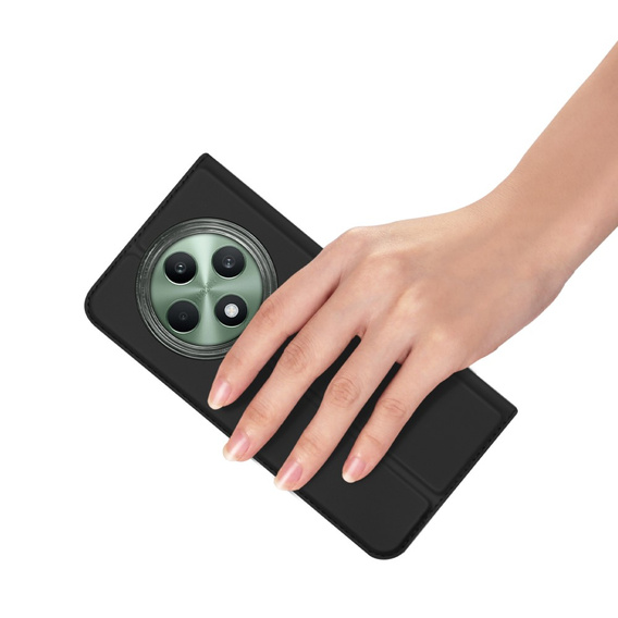 Dux Ducis Telefontok a Oppo Reno 12F / Oppo Reno 12FS, Skinpro, fekete