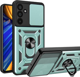 Telefontok a Samsung Galaxy M55 5G, CamShield Slide, zöld