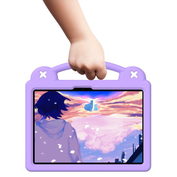 Gyermek tok Xiaomi Pad 7 / 7 Pro, Cute Patterns, állvánnyal, lila