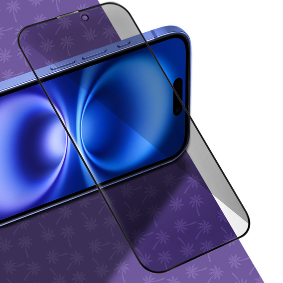 Shy Palm Privacy edzett üveg iPhone 16 Plus-hez