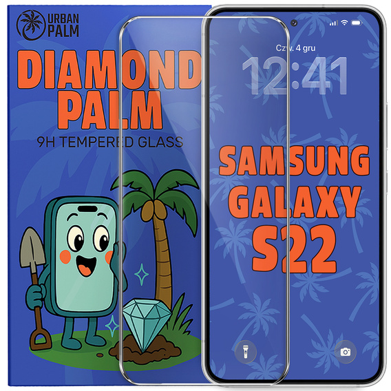 Diamond Palm edzett üveg a Samsung Galaxy S22 készülékhez