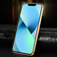 Telefontok a iPhone 13, Cowhide Leather, zöld