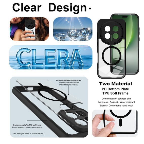 IMAK UX-9A mágneses tok Honor Magic 8 Pro készülékhez