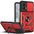 Telefontok a Motorola Moto E14, CamShield Slide, piros