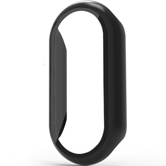 2in1 tok + edzett üveg a Xiaomi Smart Band 10 / 9 / 8-hoz, fekete