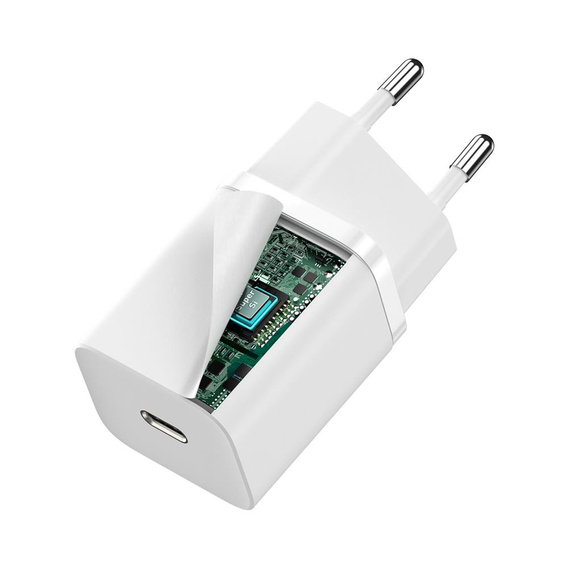 Baseus Super Si PD 30 W-os hálózati töltő, 1× USB-C okostelefonokhoz
