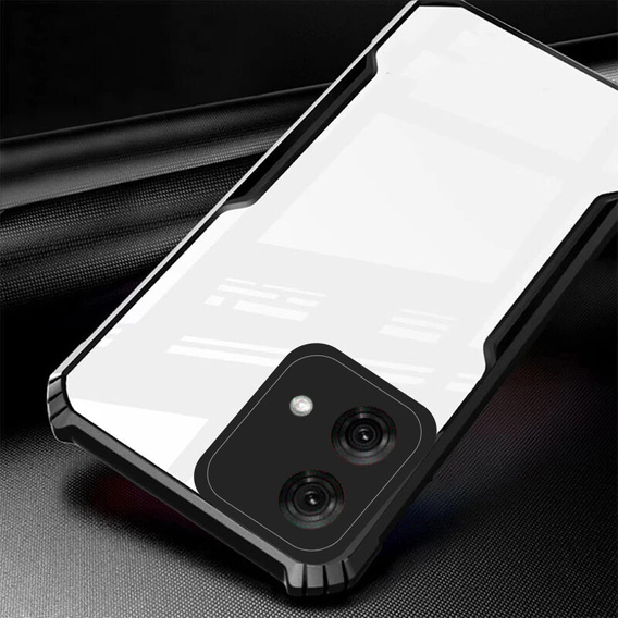 Telefontok a Motorola Moto G84, AntiDrop Hybrid, fekete